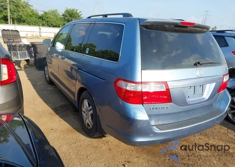 2007 Honda Odyssey Ex-L из США, поврежденный, VIN 5FNRL38637B084500